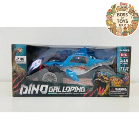 Радіокерована машинка “Акула” Dino Galloping Rock Crawler GD9040 (1:18), синій