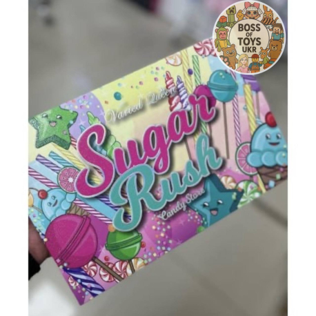 Дитячий косметичний набір Sugar Rush Varied Queen 6308 – яскрава палетка з тінями та блискітками