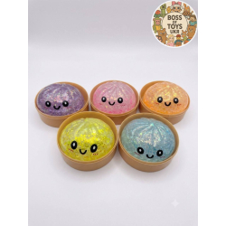 Сквіш-пельмень «MIXED GLITTER DUMPLING»